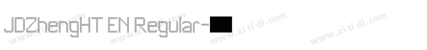 JDZhengHT EN Regular字体转换